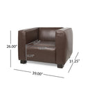 Vortexia - Club Chair With Tuxedo Design
