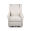 Landau Contemporary Fabric Upholstered Swivel Recliner