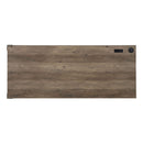 Zakwani - 48" Writing Desk With USB - Rustic Oak & Black