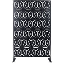 Outdoor & Indoor Metal Privacy Screen, Freestanding Decorative Panels
