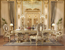 Seville - Dining Table With Pedestal Base - Gold