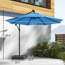 Stylish Pool Umbrella, Outdoor Cantilever Patio Umbrella by HouseOfZazla