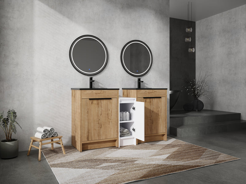 60 Inch Freestanding Bathroom Vanity, photo 9 of 10