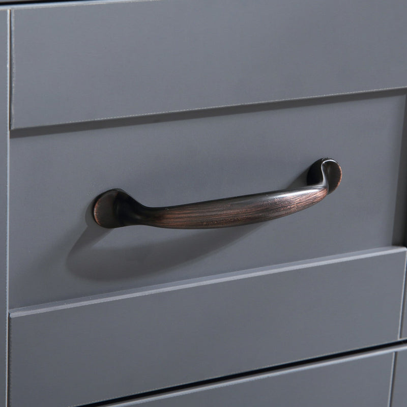 30in Gray Bathroom Vanity w/ Mirror and Top Only