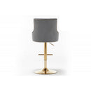 Adjustable Swivel Bar Stool With Nailhead Trim (Set of 2) by HouseOfZazla