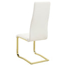 Whittingham - Dining Side Chair (Set of 4) - White / Gold by HouseOfZazla