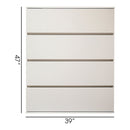 Liv - 4 Drawer Contemporary Wood Chest by HouseOfZazla