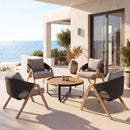 4-Person Patio Conversation Set with Cushions