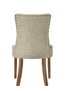 Yotam Side Chair (Set of 2) - Beige / Oak by HouseOfZazla