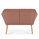 50" width Loveseat sofa - Ergonomic with pillow