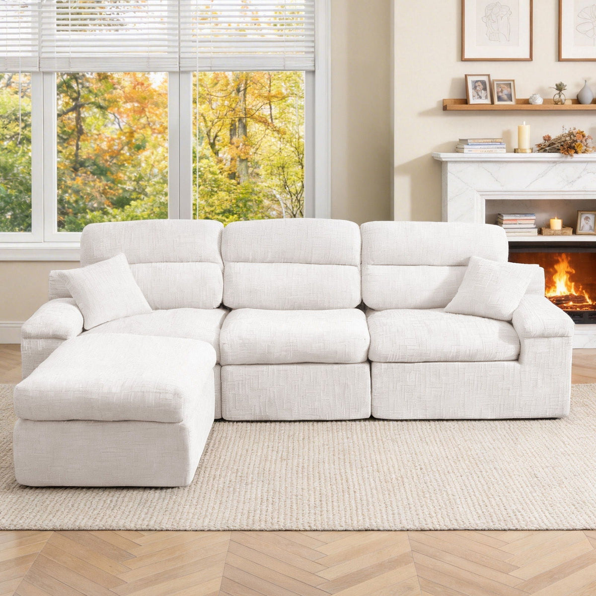 Corner Chaise Sofa With High Backrest, photo 16 of 16
