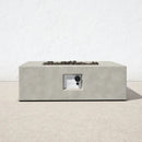 Outdoor Fire Pit Table - Natural / White by HouseOfZazla