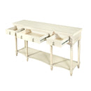 Retro Console Table With 3 Soft Close Drawers by HouseOfZazla