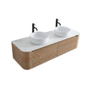 Erba 60 Inch Bathroom Vanity with Sink in Honey