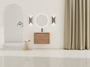 28'' Wall-Mounted Bathroom Vanity with Ceramic Sink by HouseOfZazla