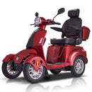 Fastest Mobility Scooter With 4 Wheels & Seniors - Red by HouseOfZazla