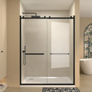 Semi-Frameless Double Sliding Glass Shower Doors