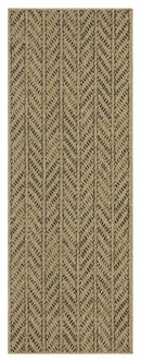 Earth GC_NTL1012 Jute/Black Indoor/Outdoor Area Rug