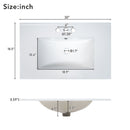 Bathroom Vanity With Ceramic Basin, Soft Close Door And Adjustable Shelves by HouseOfZazla