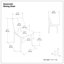 Savannah - Contemporary Design Dining Chair (Set of 2) by HouseOfZazla