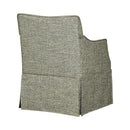 London - Upholstered Skirted Dining Arm Chair by Unique Piece Furniture