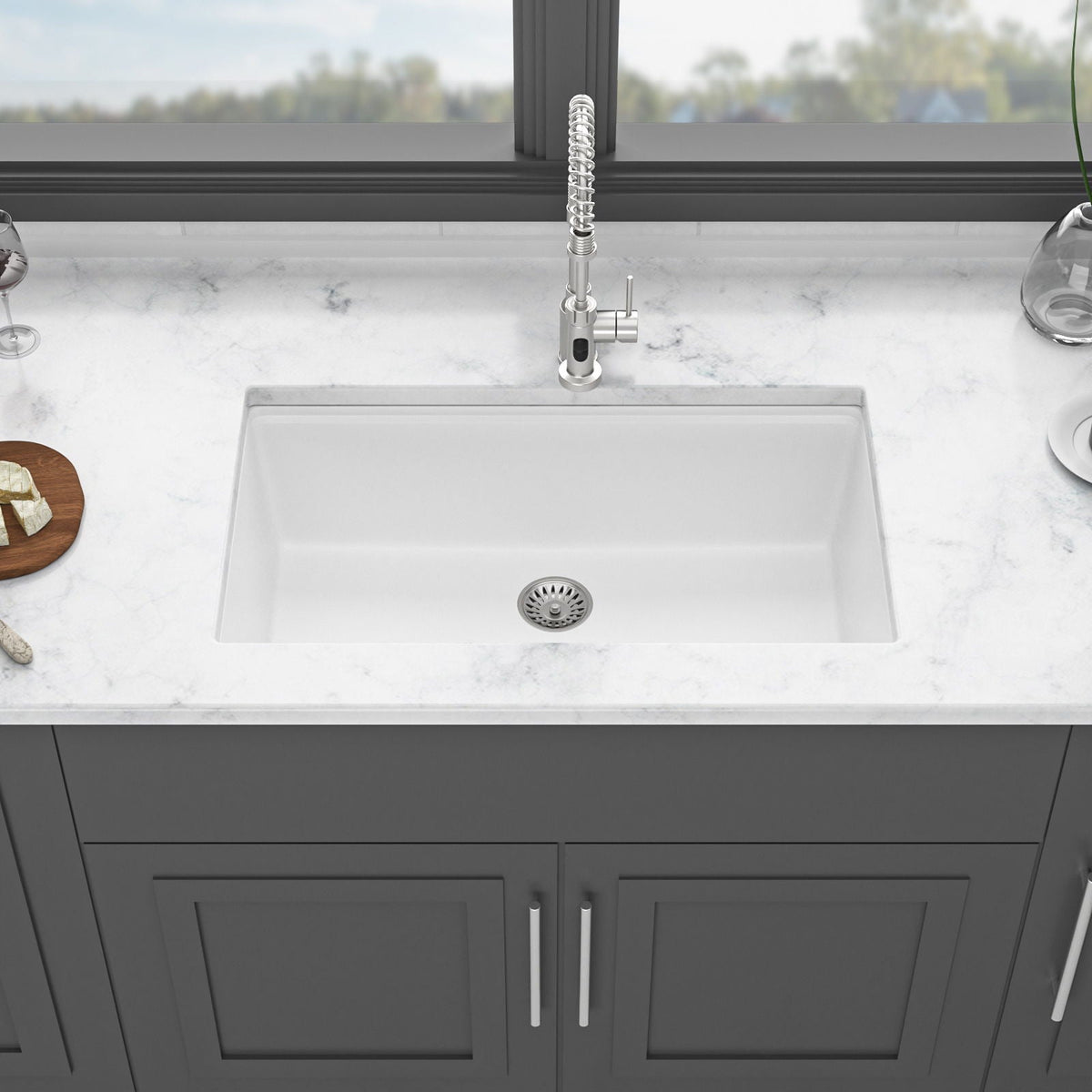 Quartz Kitchen Sink, Granite Composite Workstation Undermount, photo 26 of 27