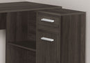 Computer Desk, Home Office, Corner, Storage Drawers, L Shape, Contemporary & Modern by HouseOfZazla