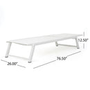 Myers Chaise Lounge White