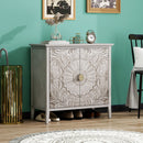 2 Door Cabinet, Suitable For Bedroom - Light Gray by HouseOfZazla