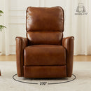 Electric Recliner Chair With Rocker And Swivel Function - Brown by HouseOfZazla