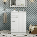 Bathroom Vanity With Under Mount Sink, 2 Drawers And Soft Closing Door by HouseOfZazla