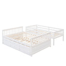 Bunk Bed With Twin Size Trundle And Drawers by HouseOfZazla