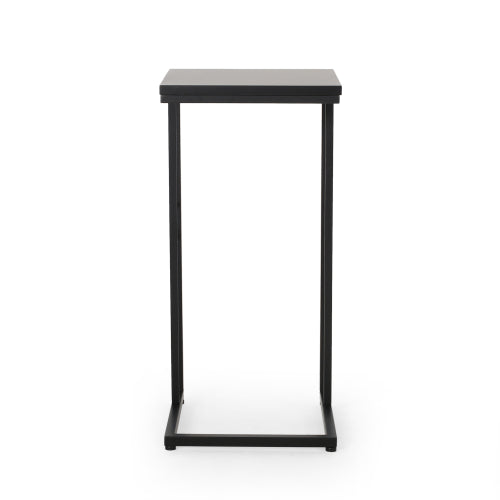 Essex Set of 2 Modern Black Metal End Tables, photo 8 of 10