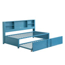 Industrial Metal Daybed With Trundle, Storage Shelves, USB Ports by HouseOfZazla