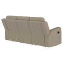 Slater - Reclining Sofa With Manual Recline by HouseOfZazla