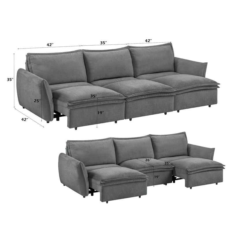 Eaden - Power Sofa With Sleeper - Gray, photo 4 of 4