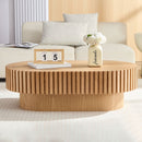 43.7 Inch Modern Handcrafted Drum Coffee Table by HouseOfZazla