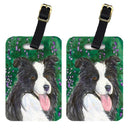 Border Collie Luggage Tag