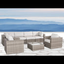 Stylish Entertainment Sectional Set, Outdoor Living