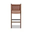 Andre - Counter Stool With Back - Pecan Brown by HouseOfZazla