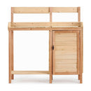 Outdoor Potting Bench Table With Sink, Garden Workstation by HouseOfZazla