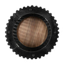 ACACIA SOLID WOOD SIDE TABLE,NATURAL & BLACK COLOR