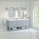 James Martin Breckenridge 72" Double Bathroom Vanity, Serenity Blue