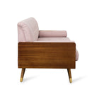 Aidan Mid Century Modern Tufted Fabric Sofa by HouseOfZazla