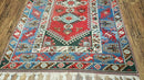 4' X 6' Handmade Turkish Super Kazak Shirvan Wool Rug Colorful