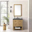 James Martin Breckenridge 30" Single Bathroom Vanity, Light Natural Oak