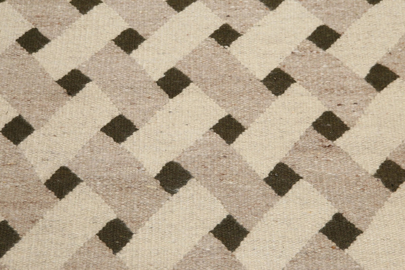 5' x 7' Hand woven Vintage Afghan Kilim 100% wool Area rug Beige