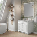 James Martin Bristol 36" Single Bathroom Vanity, Bright White