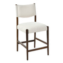 26.4" Solid Wood Counter Height Barstools, Modern Bar Stools Set of 2 by HouseOfZazla