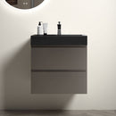 Alice - Bathroom Vanity With Sink, Large Storage Wall Mounted Floating Bathroom Vanity For Modern Bathroom, One-Piece Sink Basin Without Drain And Faucet by HouseOfZazla